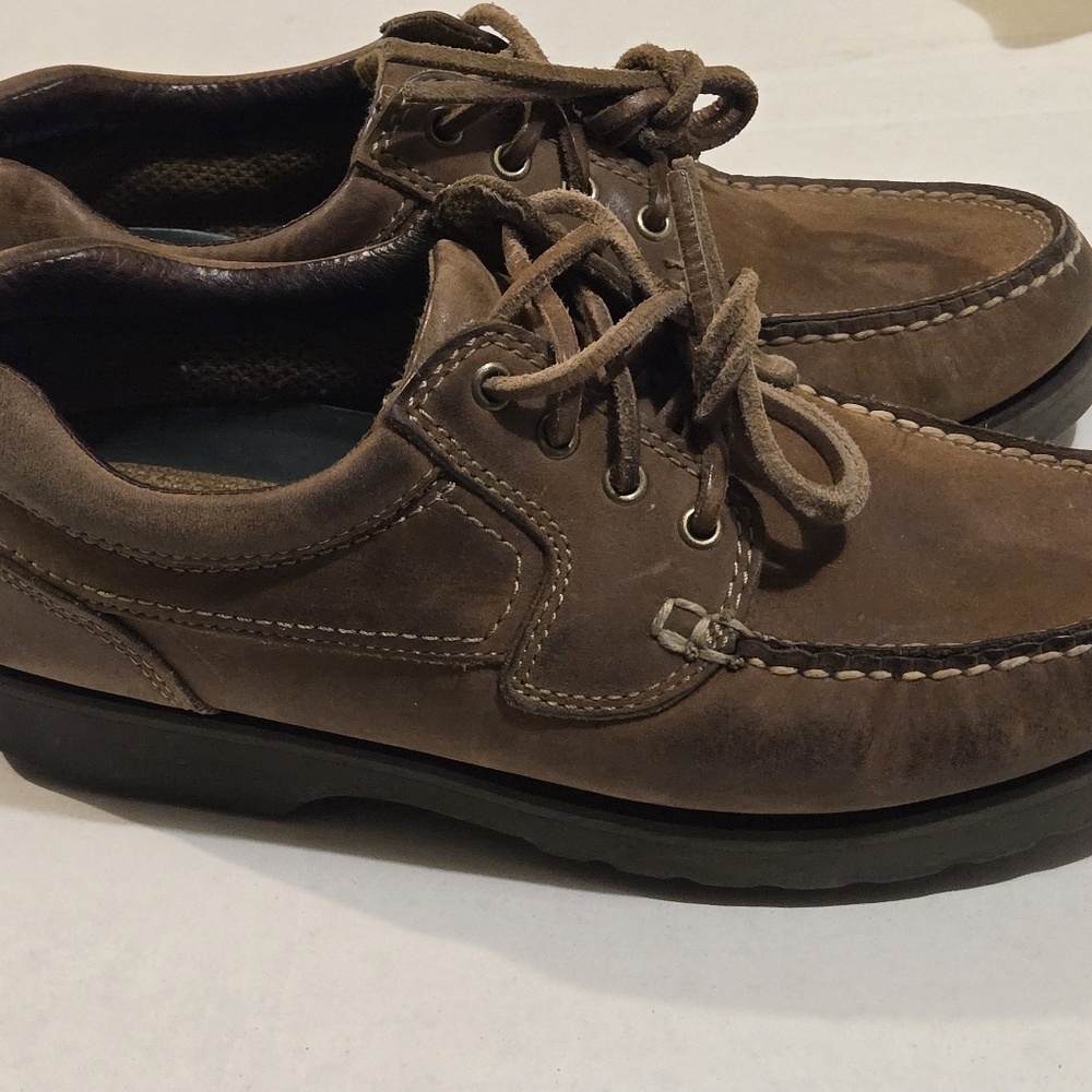 G.H.Bass Men's  Leather Brown Lace Up Sz. 7.5
